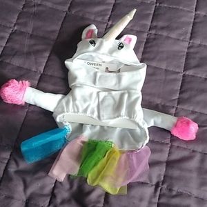 Fetchwear Dog Costume Unicorn Rainbow Small